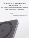 Мобильный аккумулятор Power Bank Mag-Safe, 5000mAh, MagFlow Air Qi2, 20W, PB580 UGREEN