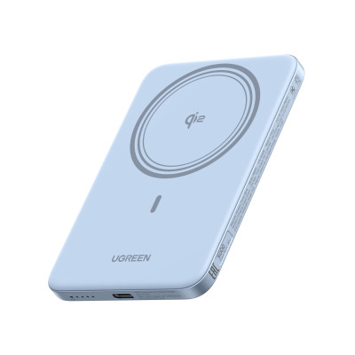 Мобильный аккумулятор Power Bank Mag-Safe, 5000mAh, MagFlow Air Qi2, 20W, PB580 UGREEN