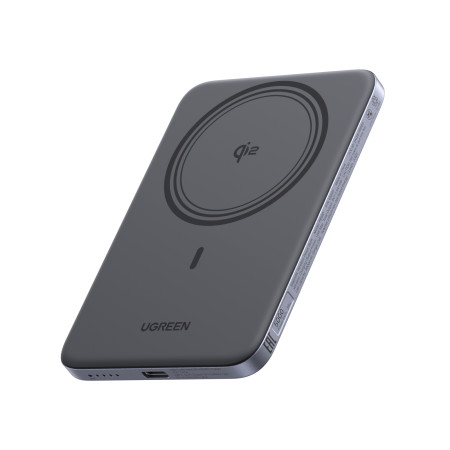 Мобильный аккумулятор Power Bank Mag-Safe, 5000mAh, MagFlow Air Qi2, 20W, PB580 UGREEN