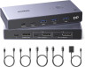 KVM Switch DP+USB 3.0, 2 входа, 1 выход, 8K@60Hz CM695 (25962A) UGREEN