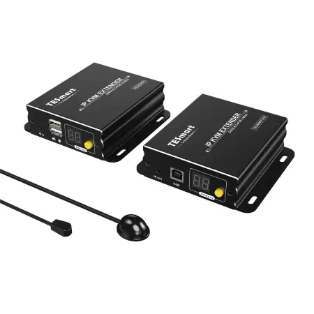 Удлинитель HDMI + USB + IR KVM Extender, 120m, UTP (HKE1211A11) TeslaSmart