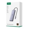 Док-станция USB-C на HDMI/VGA/LAN/3.5mmAudio/USB3.0 HUB 3 port/Type C PD 100W CM498 (15601) UGREEN