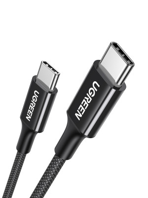 Кабель USB C - USB C, 480Mbps, 3A, QC4.0/PD3.0, 60W, 1m, L501 UGREEN