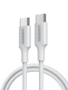 Кабель USB C - USB C, 480Mbps, 3A, QC4.0/PD3.0, 60W, 1m, L501 UGREEN