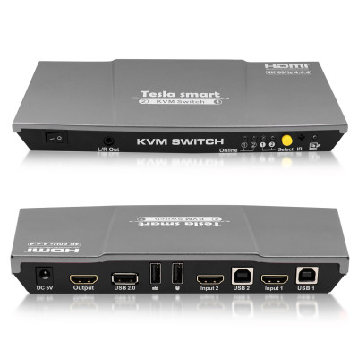 KVM Switch HDMI + USB 2 port (TeslaSmart)