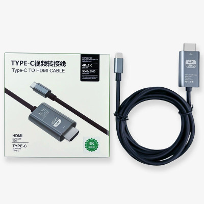 Кабель USB 3.1(m) Type C на HDMI, 2m, 4K@30Hz BestLink