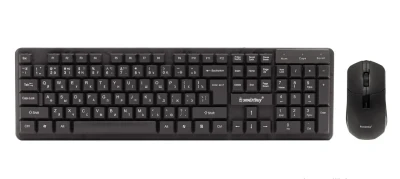 Клавиатура + мышь проводная, мембранная SmartBuy ONE, Черный (SBC101KZ)