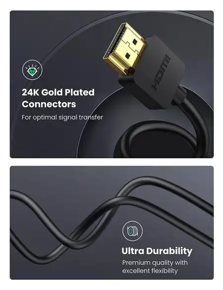 Кабель HDMI(m) - micro HDMI(m), 1m HD127 (30148) UGREEN
