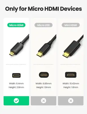 Кабель HDMI(m) - micro HDMI(m)