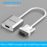 Конвертер с VGA на HDMI с поддержкой аудио, Vention