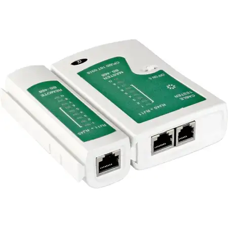 Кабельный тестер для RJ45, RJ11
