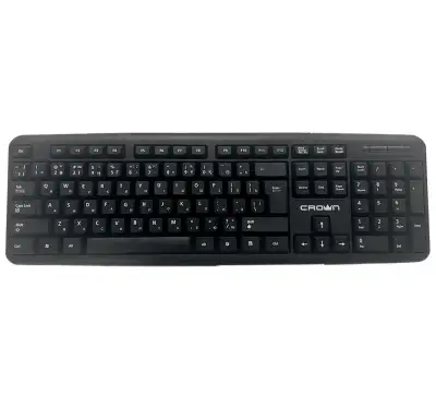 Клавиатура проводная Crown CMK-100 USB (казахские буквы)