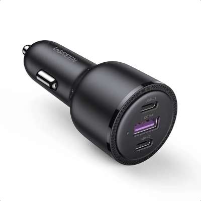 Автомобильное зарядное устройство QC3.0, PD, 69W, (2USB-C+USB-A) CD239 (20467) UGREEN