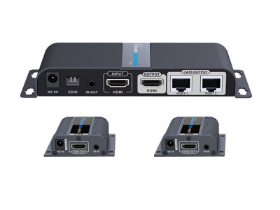 LenKeng LKV712Pro (удлинитель HDMI до 40м, UTP, сплиттер, EDID)
