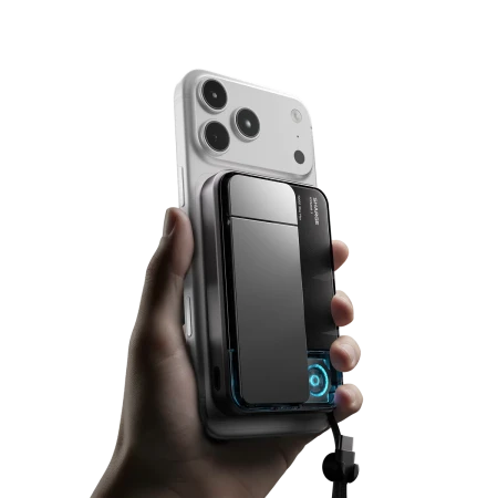 Мобильный аккумулятор Mag-Safe Qi2.2 25W, 10000mAh, 35W, CCC, черный, ICEMAG 3 (M3) SHARGE