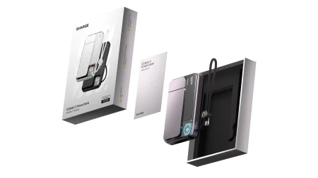 Мобильный аккумулятор Mag-Safe Qi2.2 25W, 10000mAh, 35W, CCC, черный, ICEMAG 3 (M3) SHARGE