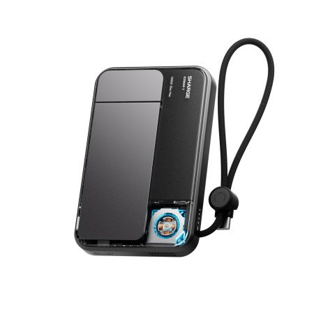 Мобильный аккумулятор Mag-Safe Qi2.2 25W, 10000mAh, 35W, CCC, черный, ICEMAG 3 (M3) SHARGE