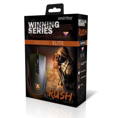 Мышь оптическая игровая SmartBuy RUSH Elite, USB