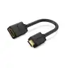 Кабель-переходник HDMI(f) - mini HDMI(m), V2.0, 4K@60Hz, 22см, (20137) UGREEN