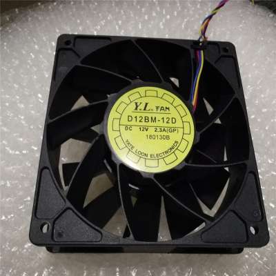 FAN for Case D12BM-12D, 12V, 2.30A, 120*120*38, 4700об/мин, 4 pin