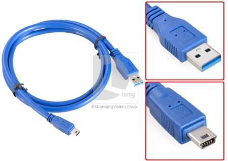 Кабель USB 3.0(m) - mini USB 3.0(m) 3м.