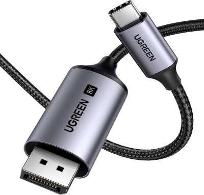 Кабель USB 3.1(m) Type C на DisplayPort, 1m, 8K@60Hz CM556 (25157) UGREEN