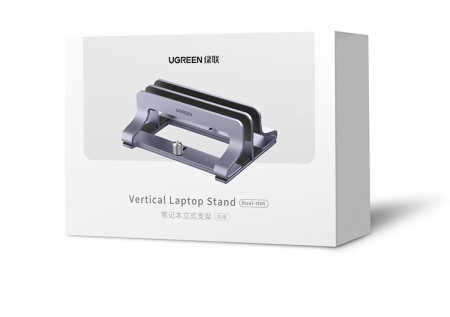 Вертикальная подставка для ноутбука два слота LP258 (60643) UGREEN