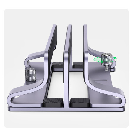 Вертикальная подставка для ноутбука два слота LP258 (60643) UGREEN