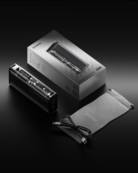Мобильный аккумулятор 20000mAh, 140W, CCC, черный, Shargeek 140 (XLi) SHARGE