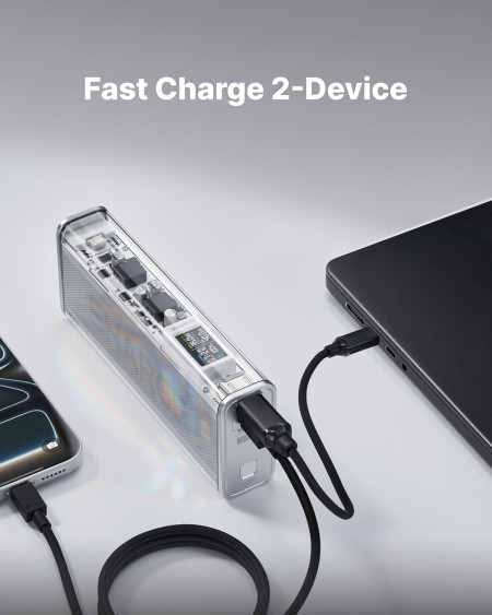 Мобильный аккумулятор 20000mAh, 140W, CCC, черный, Shargeek 140 (XLi) SHARGE