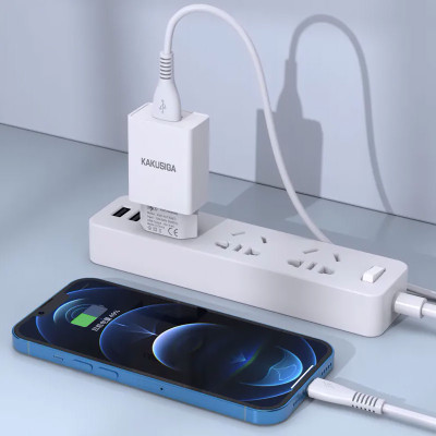 Адаптер Евровилка 220V на 1xUSB 2.4A/5V (KSC-757) KAKU