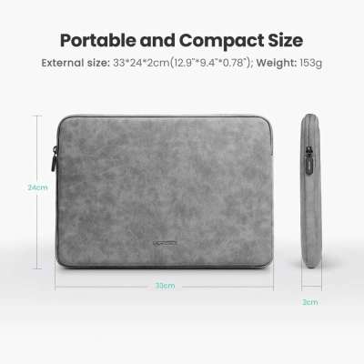 Сумка для ноутбука Laptop Sleeve Case 13''-13.9'', Gray, LP187 (60985) UGREEN