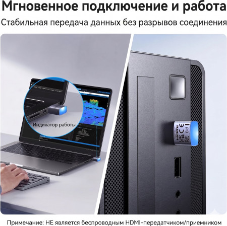 Эмулятор монитора HDMI, 4шт, CM775 (95994) UGREEN