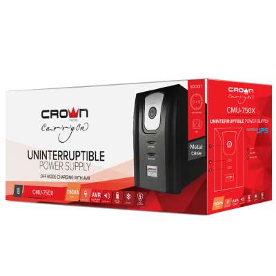 Источник бесперебойного питания UPS Crown CMU-750X