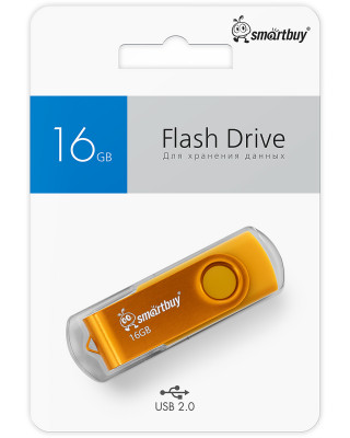 USB-накопитель, SmartBuy, Twist, SB016GB2TWP, 16GB, USB 2.0, Розовый