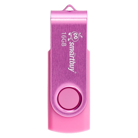 USB-накопитель, SmartBuy, Twist, SB016GB2TWP, 16GB, USB 2.0, Розовый