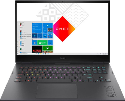 Ноутбук HP Omen 16.1 QHD Ryzen 9 5900HX 16Gb 1Tb RTX 3070