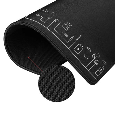 Коврик для мышки 260*200*2mm, черный, CY016 (10322) UGREEN