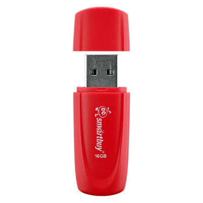 USB-накопитель, SmartBuy, Scout, SB016GB2SCR, 16GB, USB 2.0, Красный