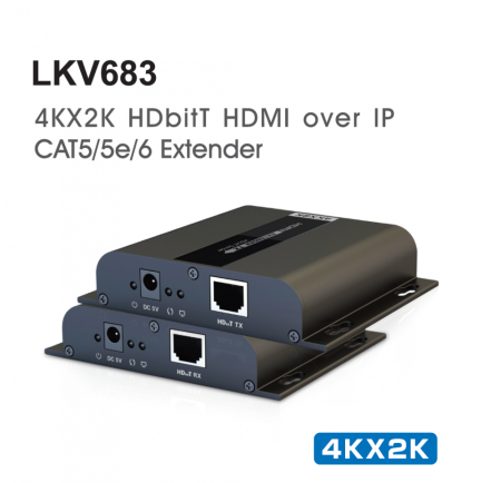 LenKeng LKV683N (удлинитель HDMI по технологии HDbitT до 120м с IR)