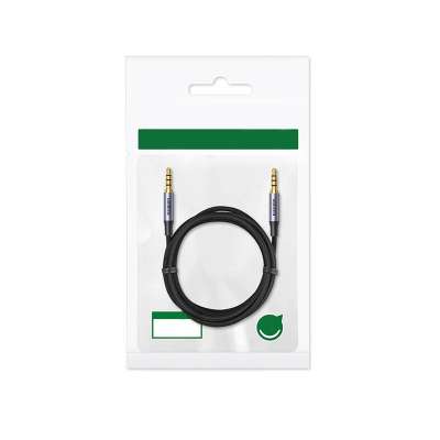 Кабель Audio(m) 3.5mm - Audio(m) 3.5mm, 1m, 4-pin AUX AV183 (10648) UGREEN