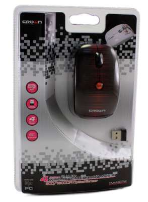 Мышь компьютерная Crown CMM-907W red
