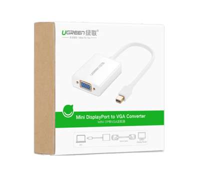 Конвертер с mini DisplayPort на VGA UGREEN