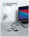 Конвертер USB 3.1(m) Type C на HDMI/LAN/CardReader/Type Cx2/USB 3.0x2/PD 100W CM498 (15375) UGREEN