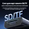 Конвертер USB 3.1(m) Type C на HDMI/LAN/CardReader/Type Cx2/USB 3.0x2/PD 100W CM498 (15375) UGREEN