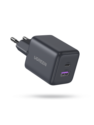 Зарядное устройство на 1xUSB-C+1 USB, 30W, QC3.0, Gan X X516
