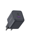 Зарядное устройство на 1xUSB-C+1 USB, 30W, QC3.0, Gan X X516 (55539) UGREEN