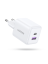 Зарядное устройство на 1xUSB-C+1 USB, 30W, QC3.0, Gan X X516 (55539) UGREEN