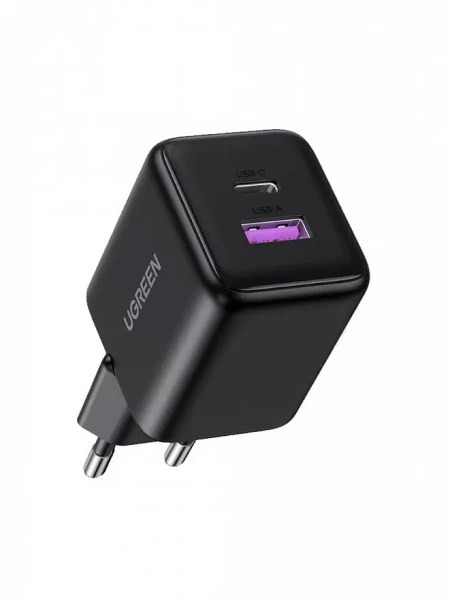 Зарядное устройство на 1xUSB-C+1 USB, 30W, QC3.0, Gan X X516