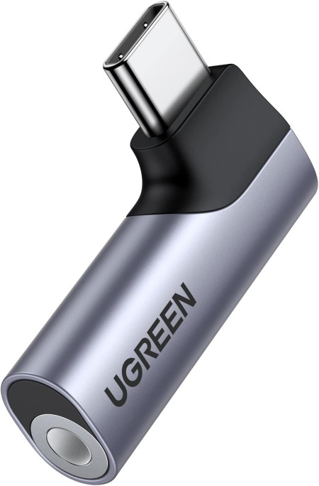 Переходник USB-C (m) - Audio(f) 3.5mm 90°, CM460 (20194) UGREEN